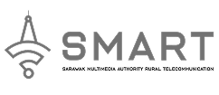 Sarawak Multimedia Authority Rural Telecommunication grey logo